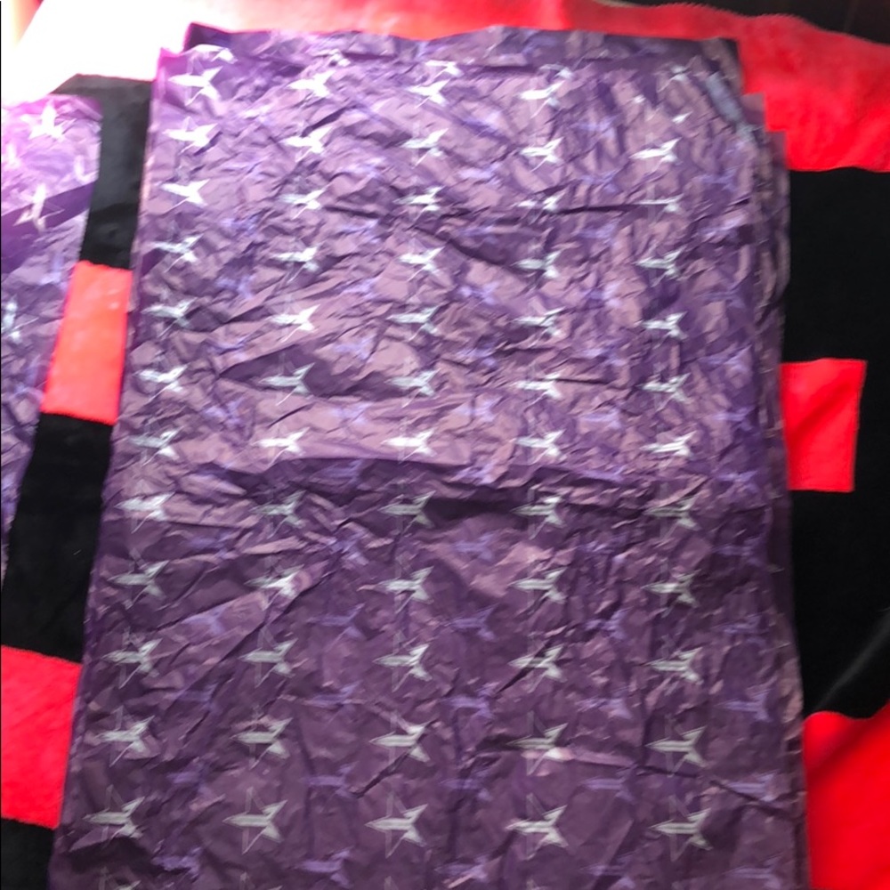 Purple blood lust tissue paper.
